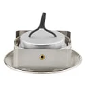 nobilé Downlight 5068 ECO FLAT SCCT 38° DIM C rond, pivotant, CCT Switch IP40, nickel brossé gradable