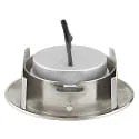 nobilé Downlight 5068 ECO FLAT SCCT 38° DIM C rond, pivotant, CCT Switch IP40, nickel brossé gradable
