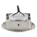 nobilé Downlight 5068 ECO FLAT SCCT 38° DIM C rond, pivotant, CCT Switch IP40, nickel brossé gradable