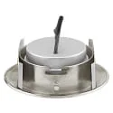 nobilé Downlight 5068 ECO FLAT SCCT 38° DIM C rond, pivotant, CCT Switch IP40, nickel brossé gradable