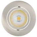 Downlight 5068 ECO FLAT rond, dimmable IP40, nickel brossé gradable