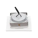 nobilé Downlight 5068Q ECO FLAT SCCT 38° DIM C angulaire, pivotant, CCT Switch IP40, blanc mat gradable