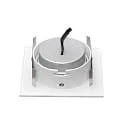 nobilé Downlight 5068Q ECO FLAT SCCT 38° DIM C angulaire, pivotant, CCT Switch IP40, blanc mat gradable