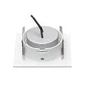 nobilé Downlight 5068Q ECO FLAT SCCT 38° DIM C angulaire, pivotant, CCT Switch IP40, blanc mat gradable