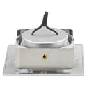 nobilé Downlight 5068Q ECO FLAT SCCT 38° DIM C angulaire, pivotant, CCT Switch IP40, chromé mat gradable