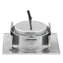 nobilé Downlight 5068Q ECO FLAT SCCT 38° DIM C angulaire, pivotant, CCT Switch IP40, chromé mat gradable