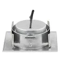 nobilé Downlight 5068Q ECO FLAT SCCT 38° DIM C angulaire, pivotant, CCT Switch IP40, chromé mat gradable