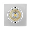 Downlight encastrable ECO FLAT 5068Q DIM / 38° rond, CCT Switch, dimmable IP40, chromé mat gradable