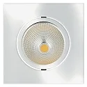Downlight 5068Q ECO FLAT angulaire, pivotant, dimmable IP40, chrome gradable
