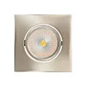 Downlight 5068Q ECO FLAT SCCT 38° DIM C angulaire, pivotant, CCT Switch IP40, nickel brossé gradable