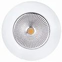 Recessed LED spot 5068 ECO FLAT, IP44, round, 350mA, 8W 4000K 750lm 38°, CRi>90, dimmable, matt white