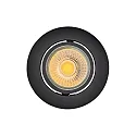 Downlight A 5068 T FLAT rond IP40, noir mat gradable