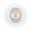 Spot 9W DS rond IP20, blanc mat gradable