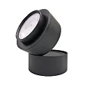nobilé Spot 9W DS rond IP20, noir mat gradable