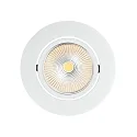 Lumière encastrée 5068 ECO FLAT BIO dimmable IP40, dégager, blanc mat gradable 8W 480lm 3000K CRI 97