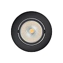 Lumière encastrée 5068 ECO FLAT BIO dimmable IP40, dégager, noir mat gradable 8W 530lm 4000K CRI 97