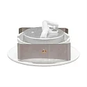 Downlight 5068 ECO DOB rond IP40, chrome gradable