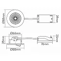 spot 5068 ECO DOB round IP40, white matt dimmable