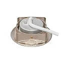 nobilé Downlight 5068 ECO DOB rond, pivotant IP40, nickel brossé gradable