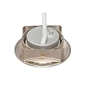 nobilé spot 5068 ECO DOB round IP40, brushed nickel dimmable