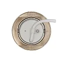 nobilé spot 5068 ECO DOB round IP40, brushed nickel dimmable