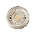 nobilé spot 5068 ECO DOB round IP40, brushed nickel dimmable