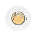 Downlight A 5068 T FLAT BIO dimmable IP40, dégager, blanc mat gradable