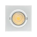 Downlight A 5068Q T FLAT BIO dimmable IP40, chromé mat, dégager gradable