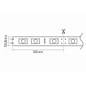 nobilé Bande LED LED SMD 3528 IP67, gradable