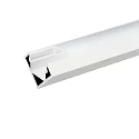 Profil d'angle 2 OP, blanc mat