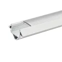 Profil d'angle 3 TP, blanc mat