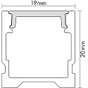 nobilé Profil en U 4TP, aluminium