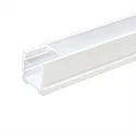 Profil en U 4OP, blanc mat