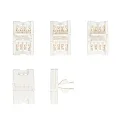 Connecteur LED SMD 5050 RGB rigide, lot de 5, RGB