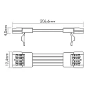 nobilé Connecteur flexible LED SMD 5050 RGB flexible, lot de 5, RGB