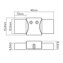 nobilé Connecteur LED SMD 3528 rigide, lot de 5