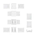 Connecteur LED SMD 5050 rigide, lot de 5