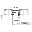 nobilé Connecteur en T LED SMD 3528 2 pôles, lot de 5