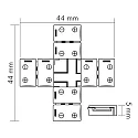 nobilé Connecteur en X LED SMD 3528 2 pôles, lot de 5