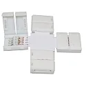 Connecteur en X LED SMD 5050 lot de 5, 4 pôles