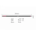 nobilé Bande LED LED NEON SMD 1516 RGB lot de 1, avec prise de courant, 4 pôles
