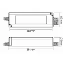 nobilé Transformateur EL-120-12V, IP67, dim 1-10V / PWM dimmable, noir