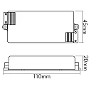 nobilé Unité d’alimentation Led EL-20-350 D LED