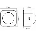 nobilé Capteur de mouvement contrôlable par Bluetooth, blanche