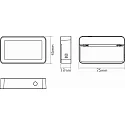 nobilé Capteur contrôlable par Bluetooth, blanche