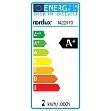 Nordlux Globe de filament d'ampoule DECO G125 AVRA commutable G125 clair E27 2W 200lm 2200K 360° CRI 80  dégager, ambre 
