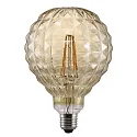 Globe de filament d'ampoule DECO G125 AVRA commutable G125 clair E27 2W 200lm 2200K 360° CRI 80  dégager, ambre 