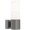 Luminaire mural TANGENS E14 IP44, acier brossé