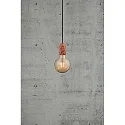 Nordlux Luminaire à suspension HANG E27 IP20, mat, noir , terre cuite 