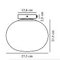 Nordlux Luminaire de plafond ALTON E27 IP20, noir gradable